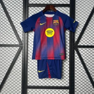 2025/2026 Barcelona Home Football Shirt 1:1 Thai Quality Kids Size