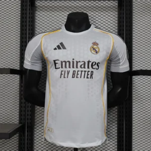 2025/2026 Player Version Real Madrid Home Football Shirt1:1 Thai Quality