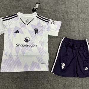 2025/2026 Manchester United Away Football Shirt 1:1 Thai Quality Kids Size