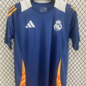 2025/2026 Real Madrid Training Wear Dark Blue Football Shirt 1:1 Thai Quality