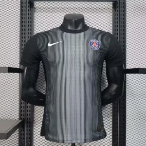 2025/2026 Player Version Psg Paris Saint-Germain Goalkeeper Black Football Shirt 1:1 Thai Quality
