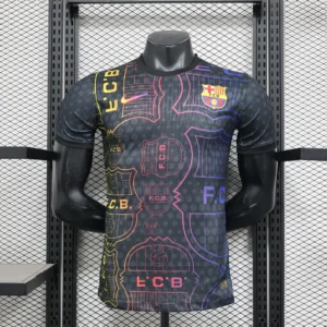 2025/2026 Player Version Barcelona Special Edition Black Football Shirt 1:1 Thai Quality