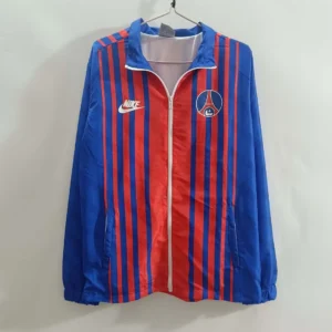 2025/2026 PSG Windbreaker Red and blue Football Shirt 1:1 Thai Quality