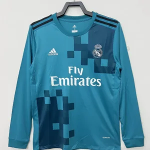 2017/2018 Retro Long Sleeve Real Madrid Third Away