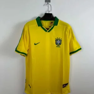1997 Retro Brazil Home Football Shirt 1:1 Thai Quality