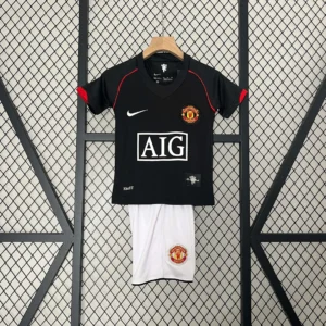 2007/2008 Retro Manchester United Third Away Football Shirt 1:1 Thai Quality Kids Size