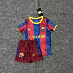 2010/2011 Retro Barcelona Home Football Shirt 1:1 Thai Quality Kids Size