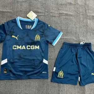 2024/2025 Olympique de Marseille Away Football Shirt 1:1 Thai Quality Kids Size