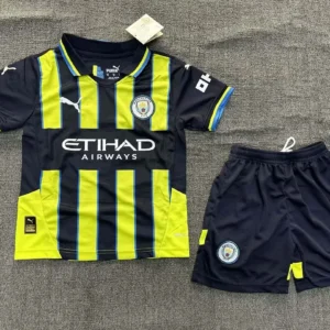 2024/2025 Manchester City Away Football Shirt 1:1 Thai Quality Kids Size