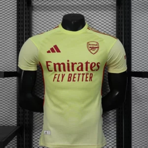 2025/2026 Player Version Arsenal Goalkeeper Yellow Football Shirt 1:1 Thai Quality