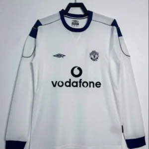 2000/2001 Long Sleeve Retro Manchester United Away Football Shirt 1:1 Thai Quality