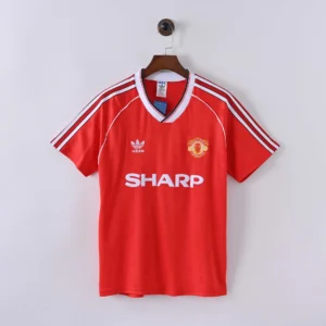 1988/1990 Retro Manchester United Home Football Shirt 1:1 Thai Quality