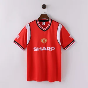 1985 Retro Manchester United Home Football Shirt 1:1 Thai Quality