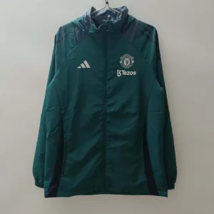 2024/2025 Manchester United Windbreaker Green Football Shirt 1:1 Thai Quality
