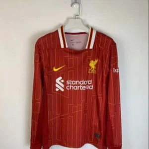 2024/2025 Long Sleeve Liverpool Home Football Shirt 1:1 Thai Quality