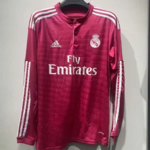 2014/2015 Retro Long Sleeve Real Madrid Away Football Shirt 1:1 Thai Quality