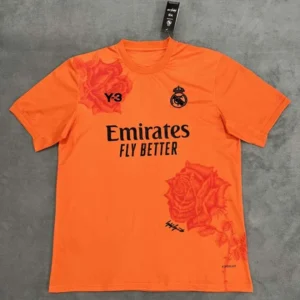 2024/2025 Real Madrid Y-3 Special Edition Orange Football Shirt 1:1 Thai Quality