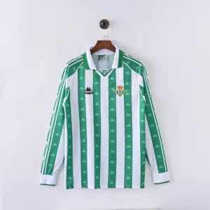 1995/1997 Retro Long Sleeve Real Betis Home Football Shirt 1:1 Thai Quality