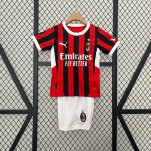 2024/2025 AC Milan Home Football Shirt 1:1 Thai Quality Kids Size