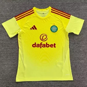 2025/2026 Celtic Goalkeeper Yellow Football Shirt 1:1 Thai Quality