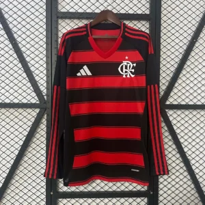 2025/2026 Long Sleeve Flamengo Home Jersey 1:1 Thai Quality