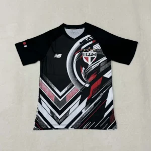 2025/2026 S?o Paulo Goalkeeper Black and white Jersey 1:1 Thai Quality