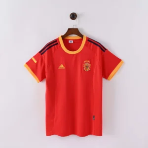 2002 Retro Spain Home Football Shirt 1:1 Thai Quality