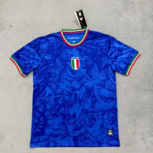 2025 Italy Training Wear Blue Football Shirt 1:1 Thai Quality