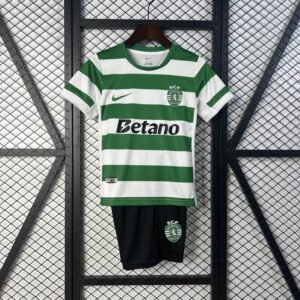 2025/2026 Sporting Lisbon Home Football Jersey 1:1 Thai Quality Kids Size