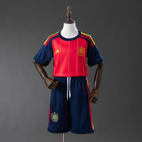 Camisa de Futebol Casa da Seleção Espanhola 2026 Versão Infantil