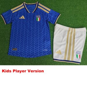 2026 Italy Home Kids Player Version Soccer Jersey