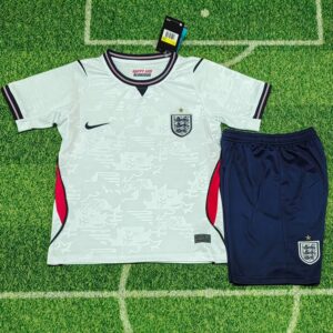 2026 England White Kids Soccer Jersey