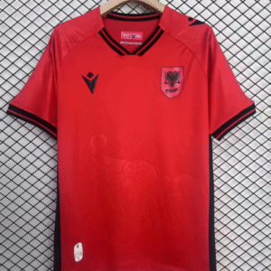 25-26 Albania Home Fans Soccer Jersey