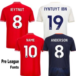 25-26 Nottingham Forest Away Kids Soccer Jersey