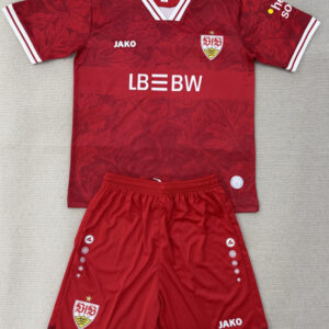25-26 Stuttgart Away Kids Soccer Jersey