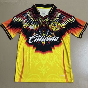 25-26 Club America Yellow Special Edition Fans Soccer Jersey *Clover