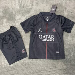 25-26 PSG Jordan Fourth Kids Soccer Jersey
