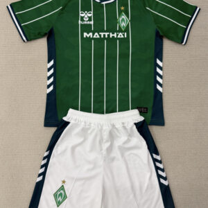 25-26 Werder Bremen Home Kids Soccer Jersey