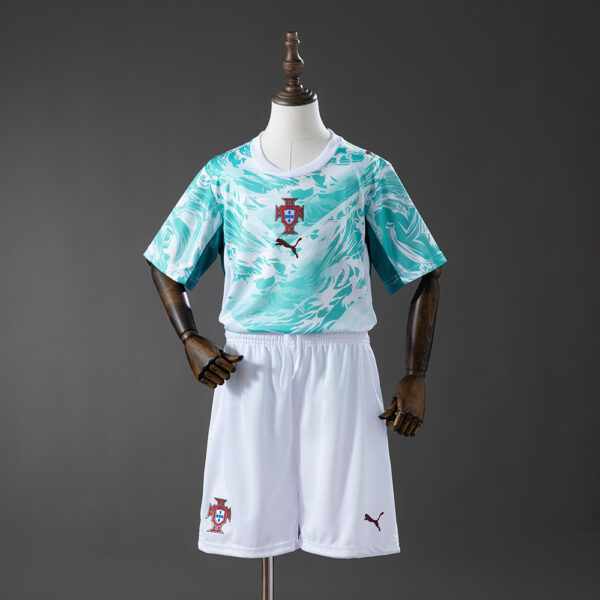 Conjunto de Camisa de Futebol Infantil de Portugal 2026