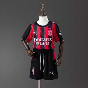 AC Milan 2025-2026 Home Kids Jersey Set